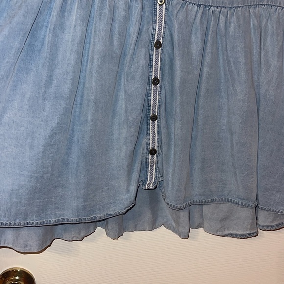 Altar’d state denim chambray tunic size small - Picture 4 of 5